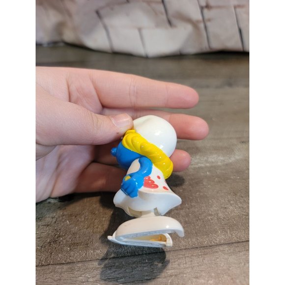 Galoob 1982 girl smurf smurfette AS IS wind up toy - Picture 6 of 6